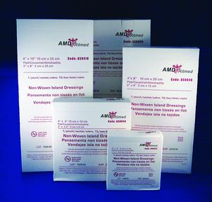 DRESSING, 6"X6" ISLAND, WHITE, STERILE, LATEX-FREE BX/15 DRESSING, 6"X6" ISLAND, WHITE, STERILE, LATEX-FREE BX/15